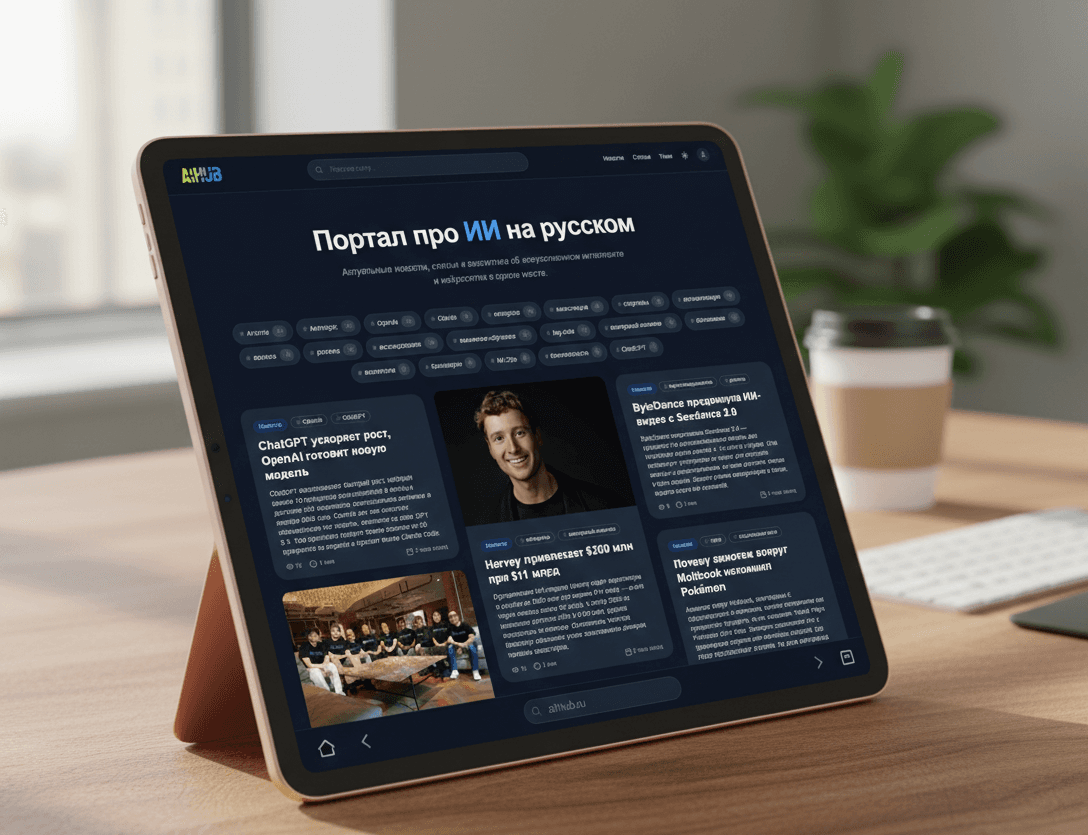 Обложка проекта AI Hub